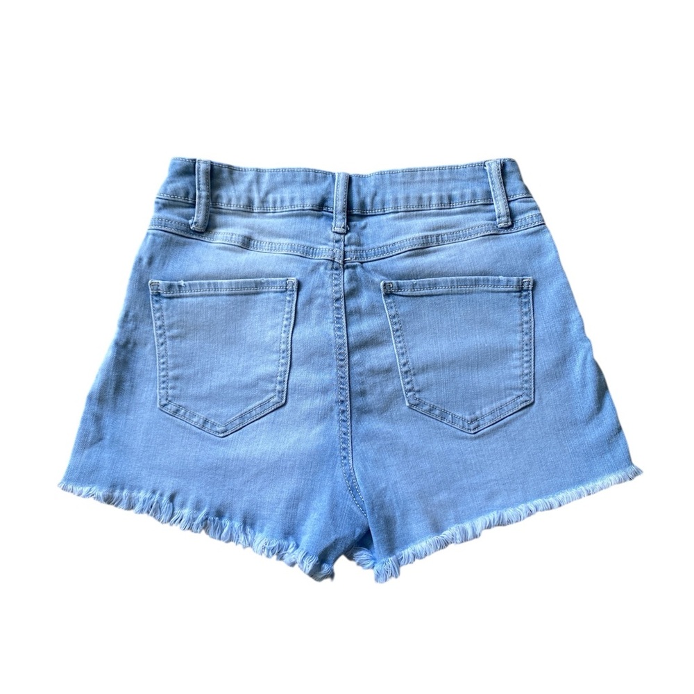 Rewash light blue high rise denim shorts - Picture 3 of 3